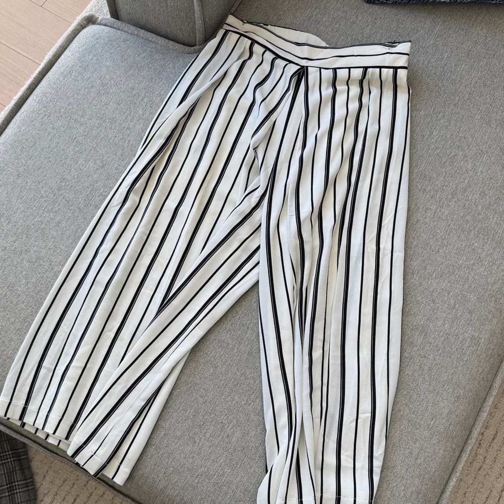 Joseph Ribkoff Black and White Striped Garment